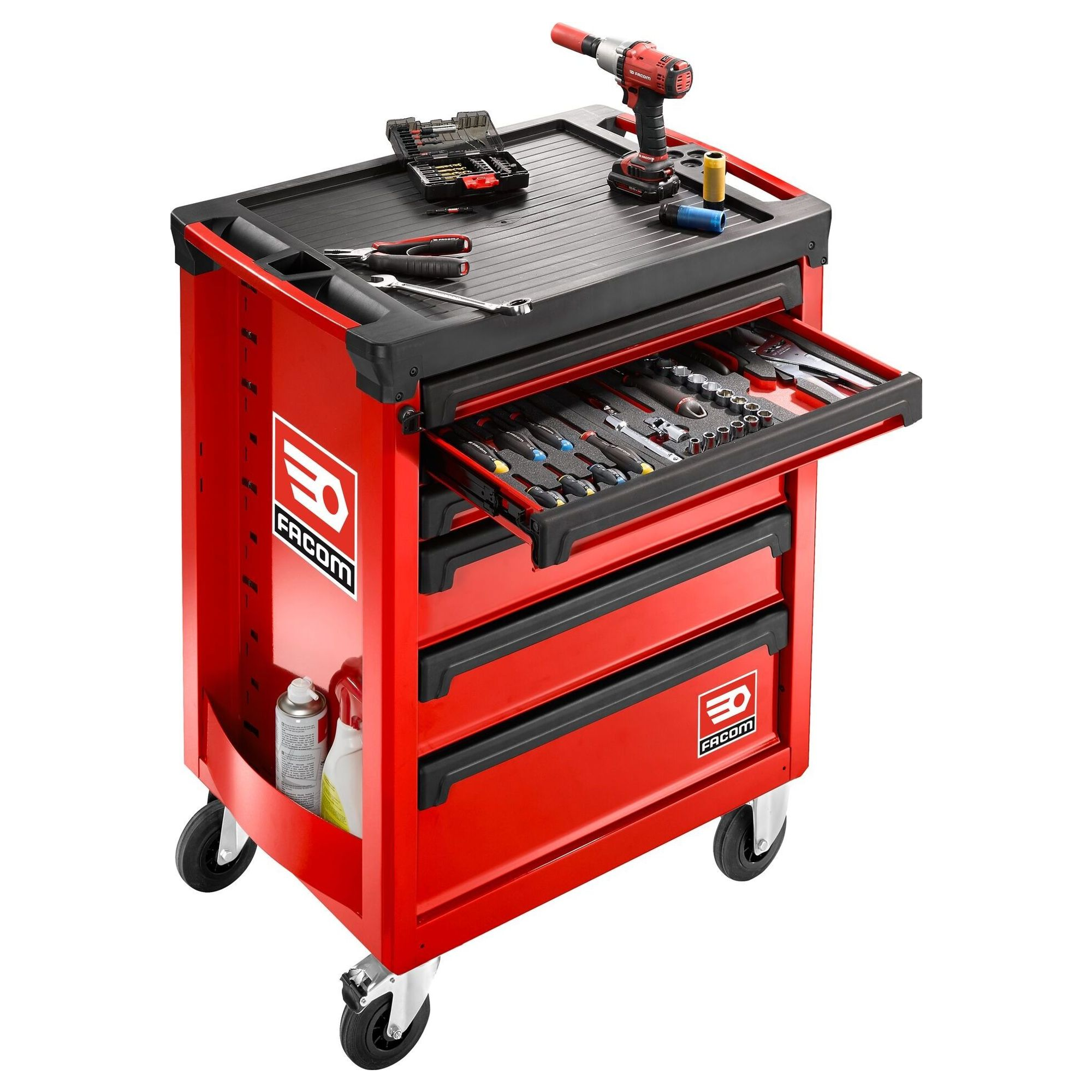 Facom ROLL.6M3A Mobiler Schubladenschrank mit 6 Schubladen