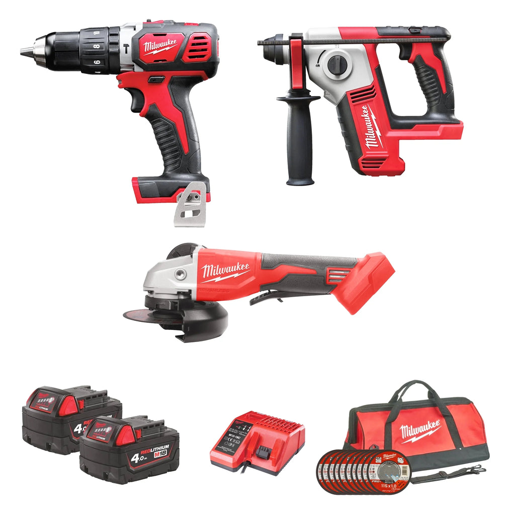 Elektrowerkzeugsatz Milwaukee M18 BPP3A-402D