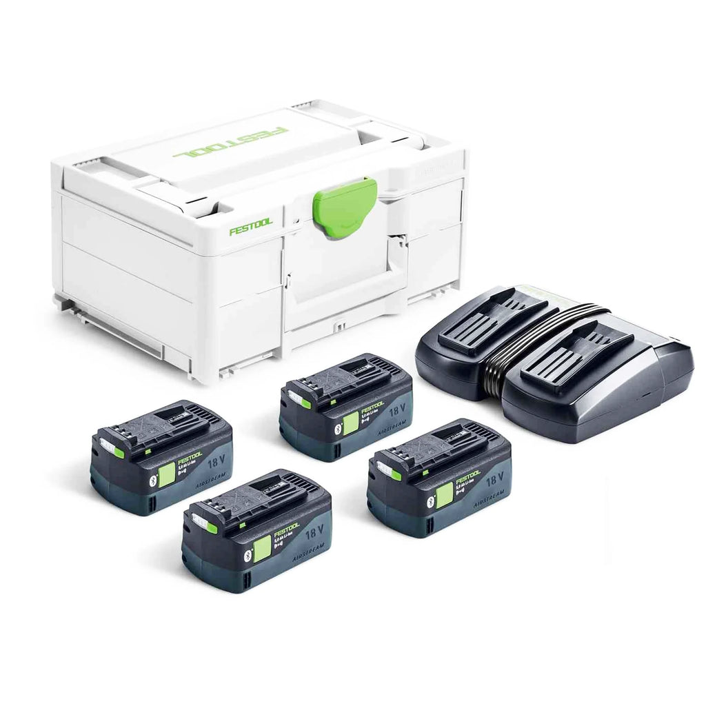 Energieset Festool SYS 18V 4x/TCL 6 DUO 5Ah