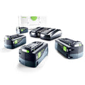 Energieset Festool SYS 18V 4x/TCL 6 DUO 5Ah