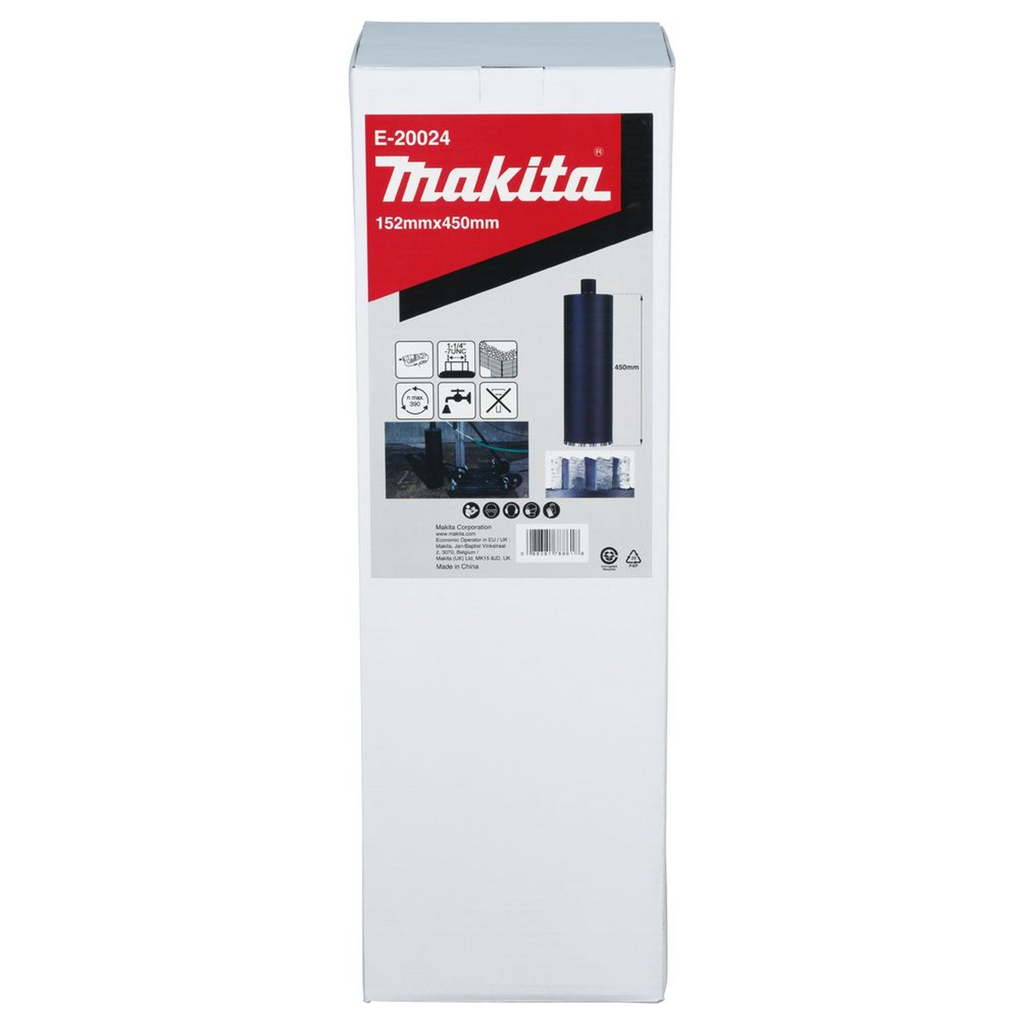 Diamantkrone Makita E-20024 152x450mm Nass 1-1/4"UNC