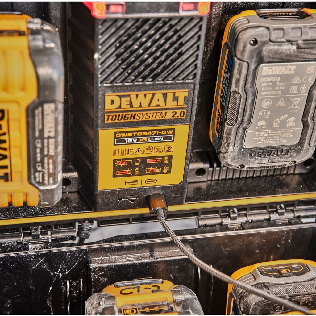 Doppelladegerät Dewalt DWST83471-QW ToughSystem 2.0