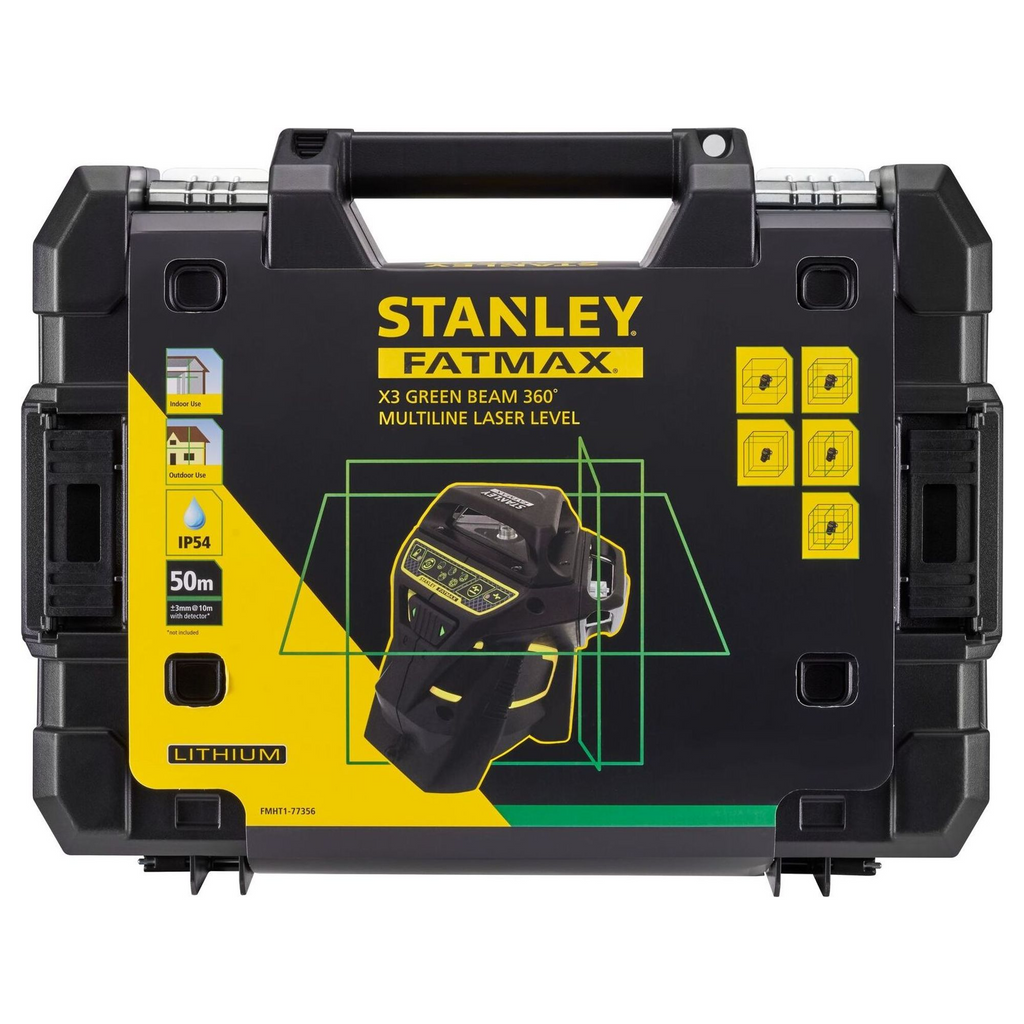 Laser-Nivelliergerät Stanley FatMax X3G FMHT1-77356 Green Ray
