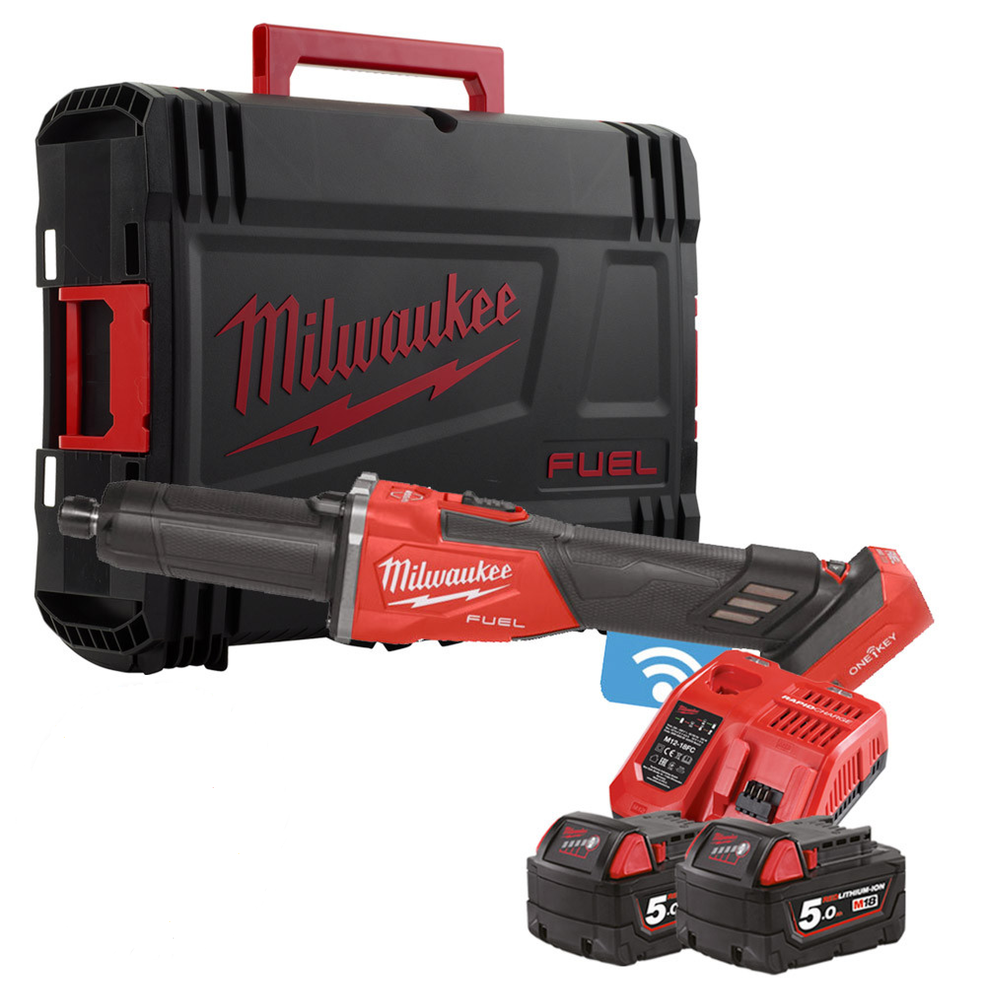 Geradschleifer Milwaukee M18 FDGROVB-502X