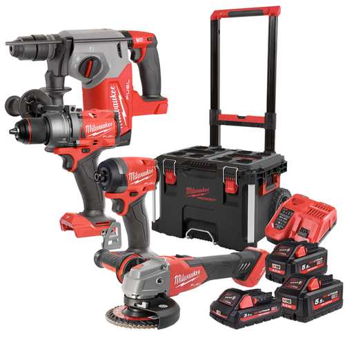 Bausatz Milwaukee M18 FPP4E-555T 18 V 5,5 Ah