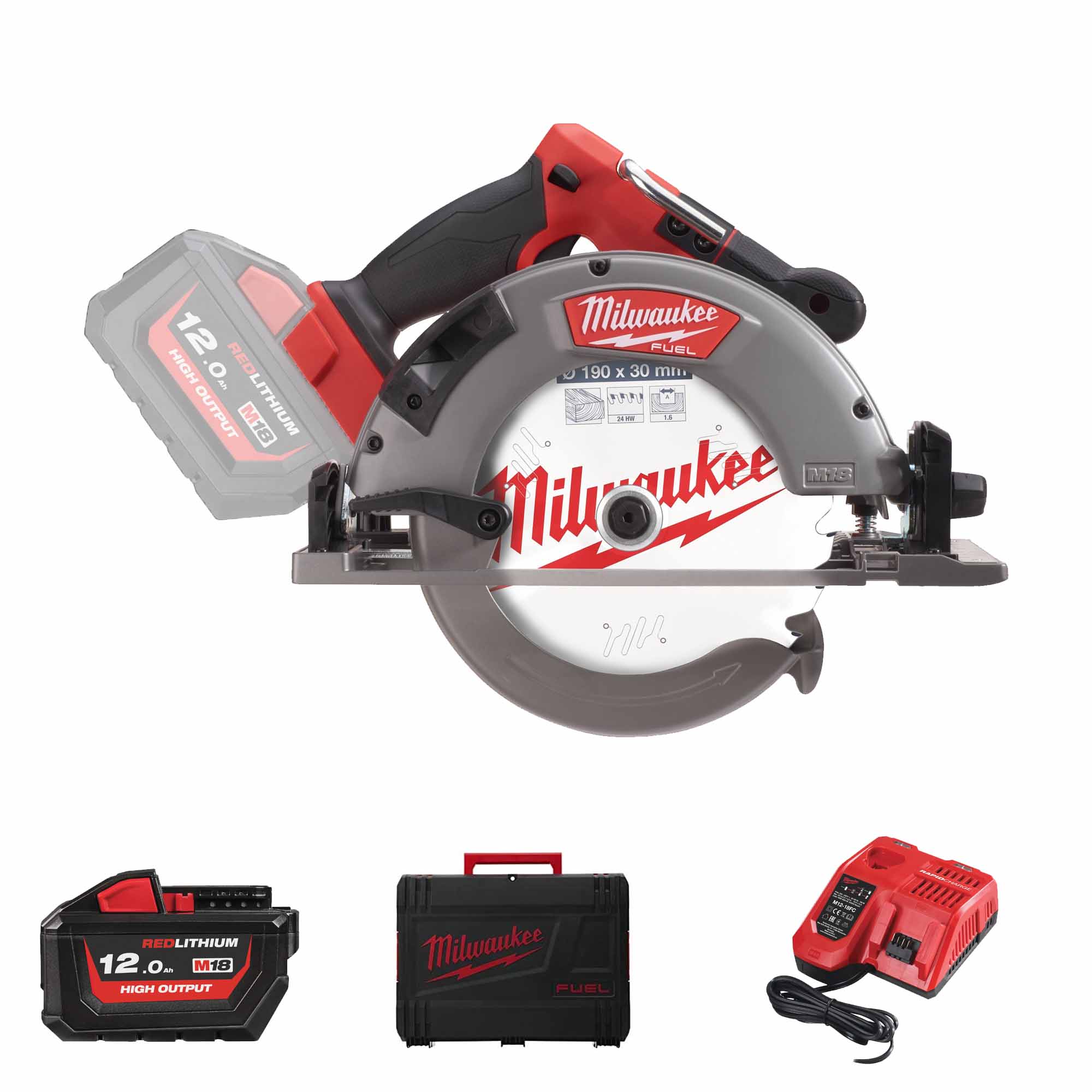 Kreissäge Milwaukee M18 FCSG66-121C 18V 12Ah
