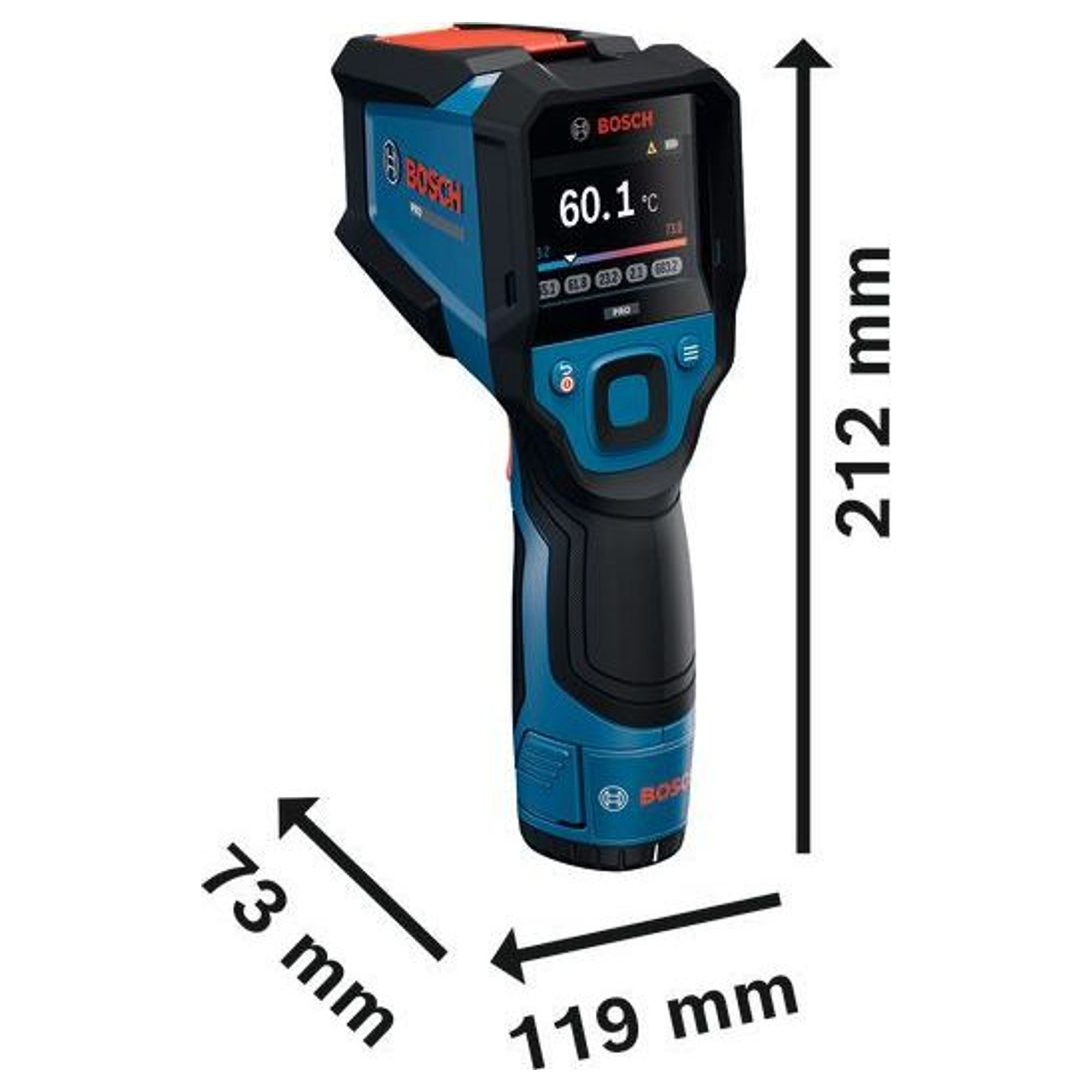 Wärmedetektor Bosch Professionelles GIS12V-700-14