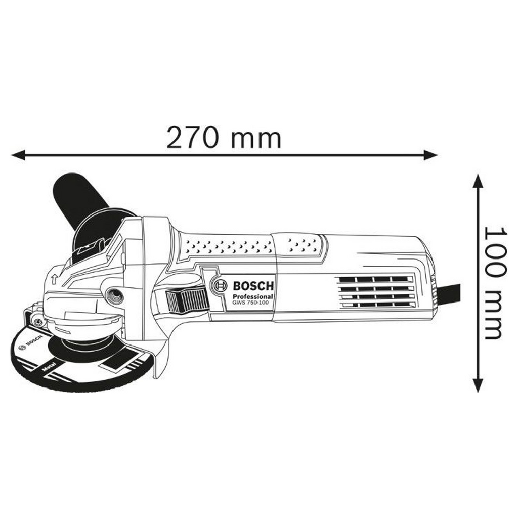 Schleifset Bosch GWS 22-230 J + 2 GWS 750