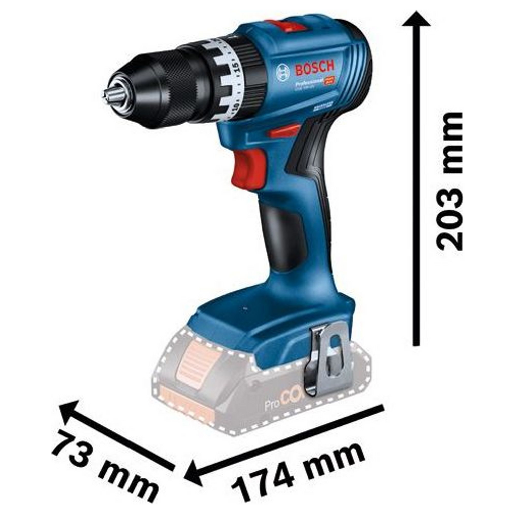 Bohrschrauber Bosch GSB 18V-45 PRO 18V 2Ah